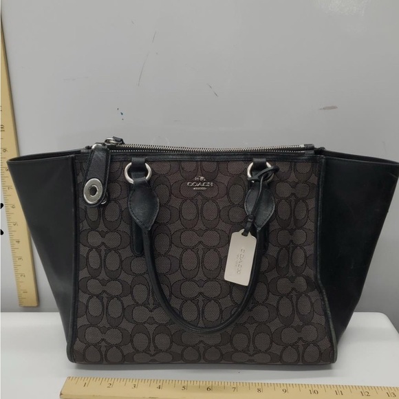 Coach Black and Brown Signature Tote Bag - Picture 5 of 17